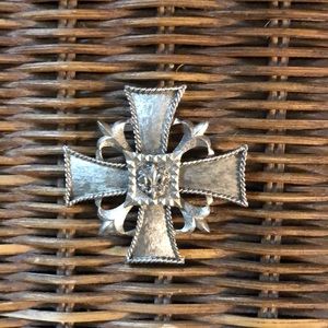 Iron cross pendant